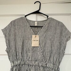Grae Cove Striped Dress -  NWT